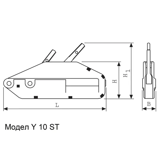 Тирфор модел Yaletrac ST, Сила на опън 1000 – 3200 daN